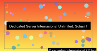 visual dedicated server internasional unlimited