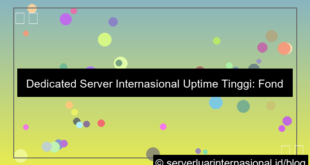dedicated server internasional uptime tinggi
