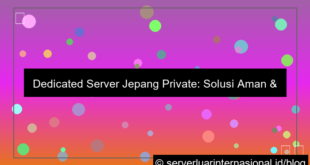 ilustrasi dedicated server jepang private