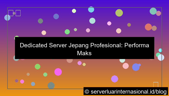 desain dedicated server jepang profesional