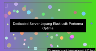 desain dedicated server jepang server eksklusif