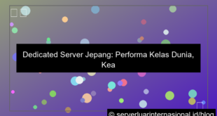 dedicated server jepang standar internasional