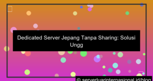gambar dedicated server jepang tanpa sharing