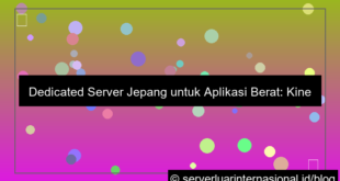 ilustrasi dedicated server jepang untuk aplikasi berat