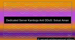 dedicated server kamboja anti ddos
