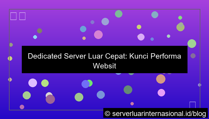 gambar dedicated server luar cepat