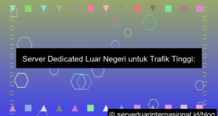 grafik dedicated server luar high traffic