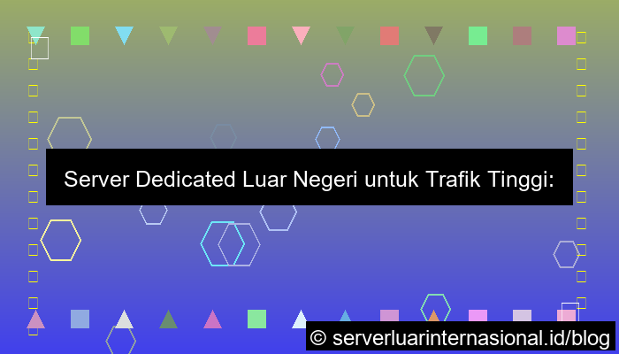 grafik dedicated server luar high traffic
