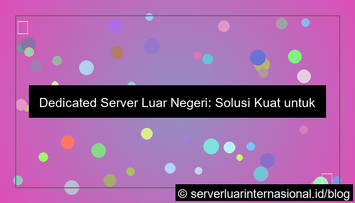 dedicated server luar
