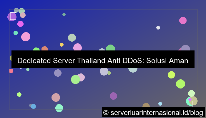 grafik dedicated server thailand anti ddos