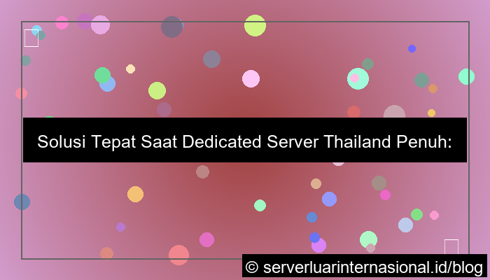 dedicated server thailand resource penuh