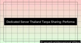 visual dedicated server thailand tanpa sharing
