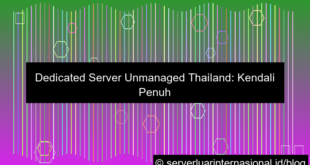 dedicated server thailand unmanaged