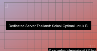 dedicated server thailand untuk big data