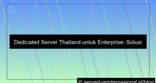 grafik dedicated server thailand untuk enterprise