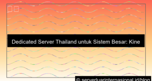 ilustrasi dedicated server thailand untuk sistem besar