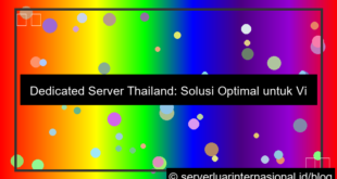 visual dedicated server thailand untuk video hosting