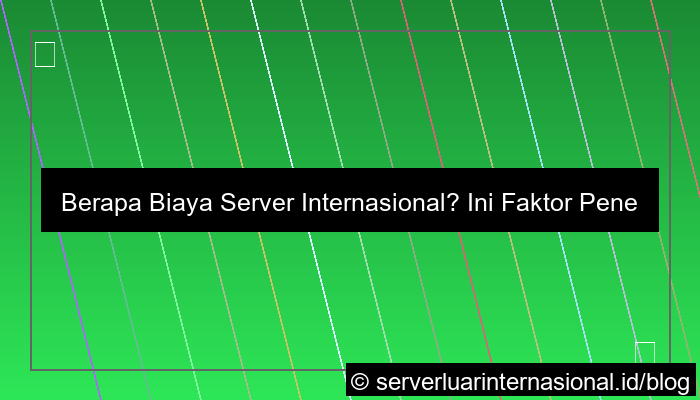 harga server internasional