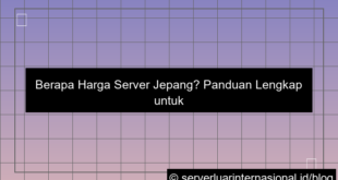 harga server jepang