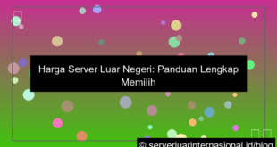harga server luar