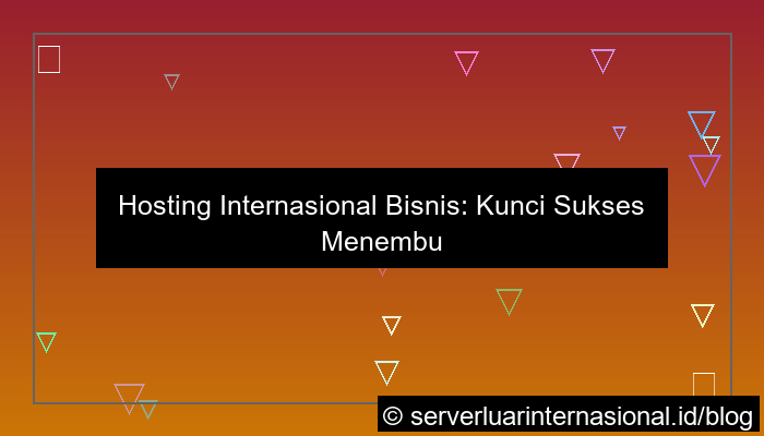 hosting internasional bisnis