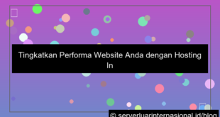 hosting internasional performa tinggi