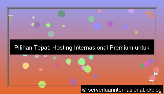 hosting internasional premium