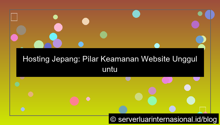 gambar hosting jepang keamanan website