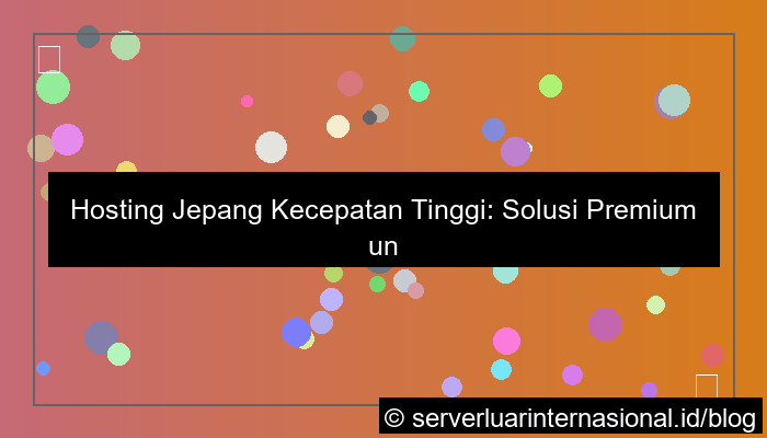 desain hosting jepang kecepatan tinggi asia