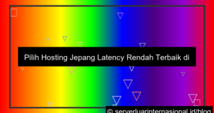 hosting jepang latency rendah asia