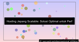 ilustrasi hosting jepang scalable
