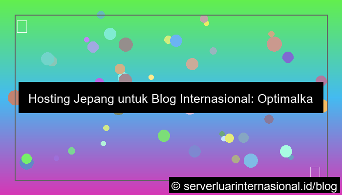 hosting jepang untuk blog internasional
