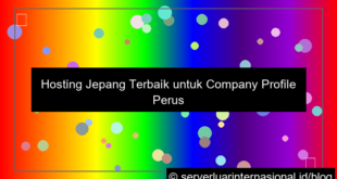 hosting jepang untuk company profile
