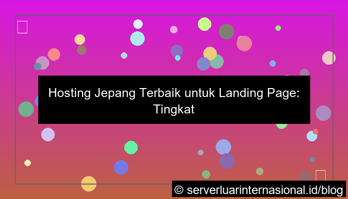 visual hosting jepang untuk landing page