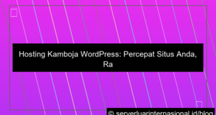 hosting kamboja wordpress