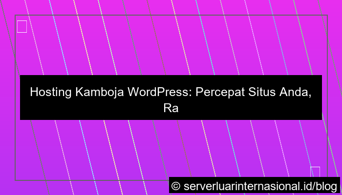 hosting kamboja wordpress