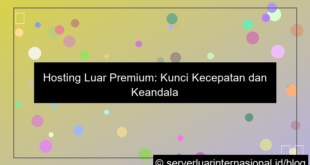 hosting luar premium