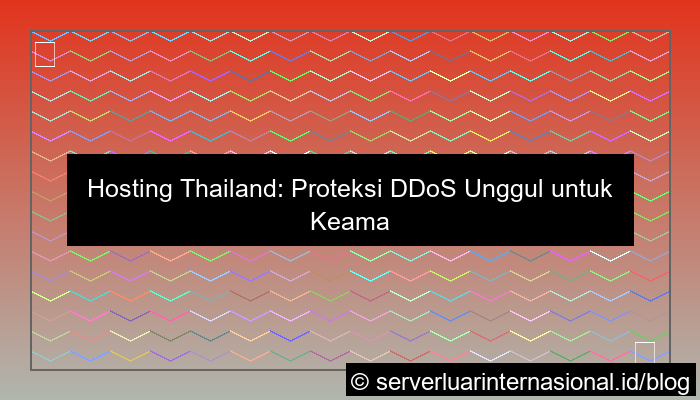 hosting thailand proteksi ddos