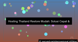 visual hosting thailand restore mudah