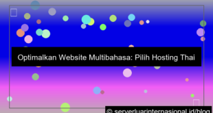 grafik hosting thailand untuk website multibahasa