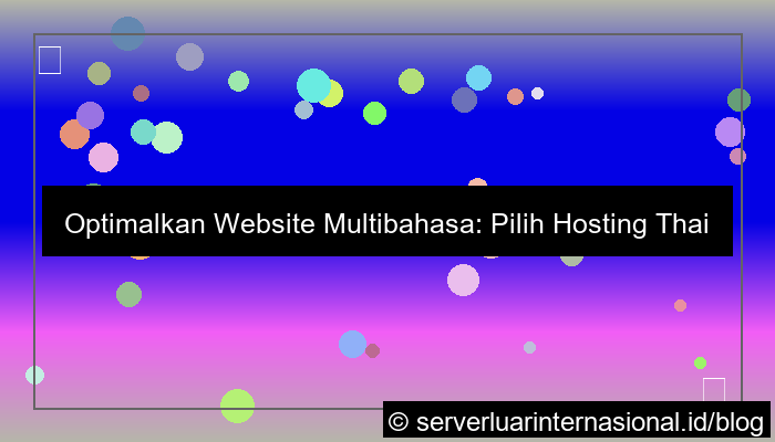 grafik hosting thailand untuk website multibahasa
