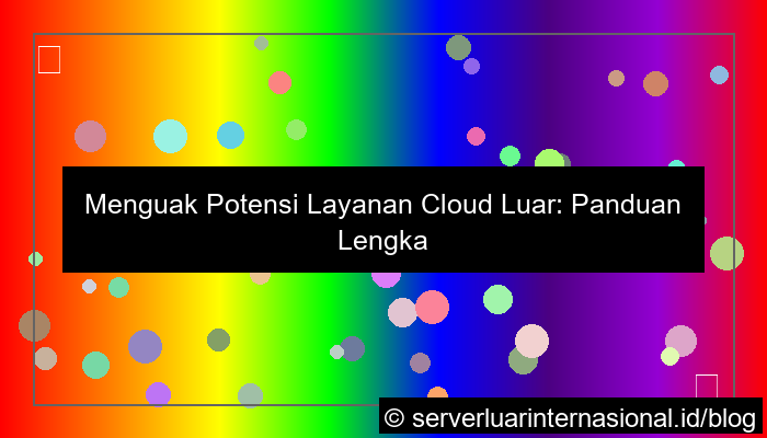 ilustrasi layanan cloud luar