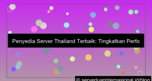 penyedia server thailand