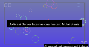 gambar server internasional activation instant