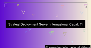 server internasional deployment cepat