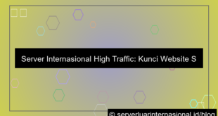 ilustrasi server internasional high traffic