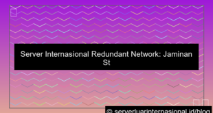 server internasional redundant network