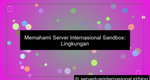 ilustrasi server internasional sandbox server