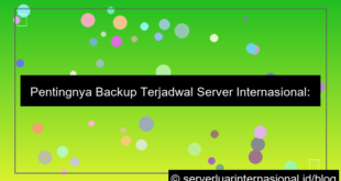 server internasional scheduled backup