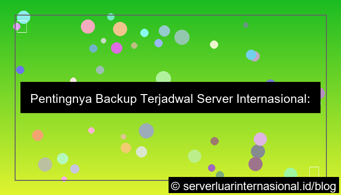 server internasional scheduled backup